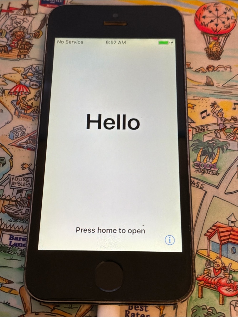 Apple iPhone 5-S unlocked with SIM card